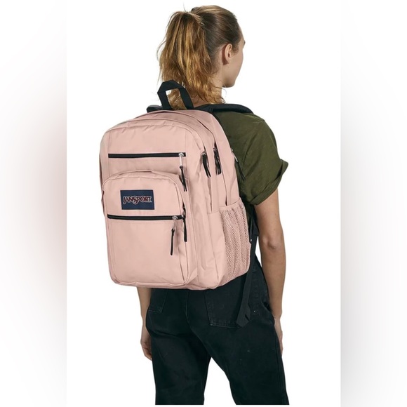 Jansport Bags Jansport Big Student Misty Rose Laptop Backpack